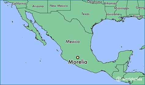 Where Is Morelia Mexico Morelia Michoacan Map