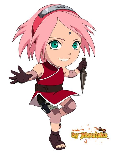 Png Chibi Sakura The Last By Marcinha20 On Deviantart Personagens