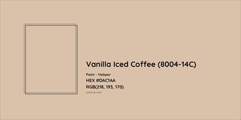 Vanilla Iced Coffee 8004 14c Complementary Or Opposite Color Name And Code Dac1aa