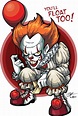 Pennywise The Dancing Clown by Kraus-Illustration | Horror cartoon ...