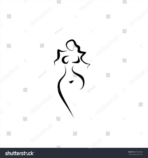 Sexy Female Shape Icon Vector Stock Vector 507560692 Shutterstock