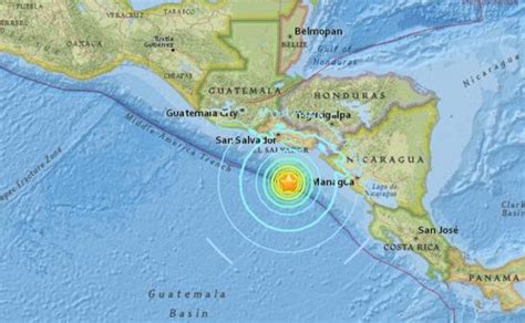 Un fuerte sismo sacudió el territorio salvadoreño esta mañana. Un terremoto de magnitud 6,8 provoca una alerta de tsunami ...