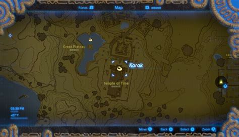 Breath Of The Wild Great Plateau Map World Map Atlas