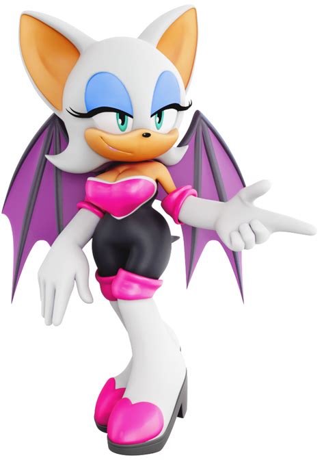 I Like How The Artist Gave Back Some Of Rouge S Curvyness From Sa2