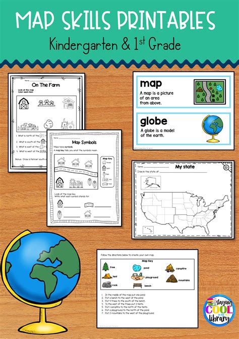 Map Skills Printables For Kindergarten And First Grade Includes