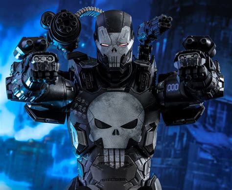 Hot Toys Punisher War Machine Armor Die Cast Figure Up For Order