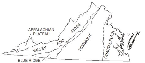 Five Virginia Regions Geographical Regions Of Virginia Introduction