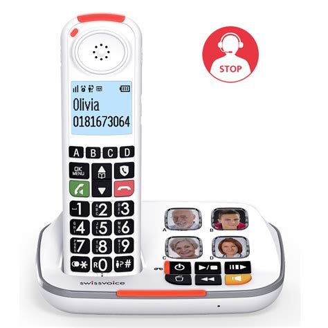 Swissvoice Xtra 2355 Amplified Big Button Dect Cordless Phone Pmc Telecom