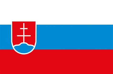 De nationale vlag van slowakije bestaat uit drie gelijke horizontale banen, in de kleuren wit, blauw het nationale wapenschild van slowakije staat pas sinds 3 september 1992 op de linkerhelft van de. Vlag Slowakije | Holland Vlaggen