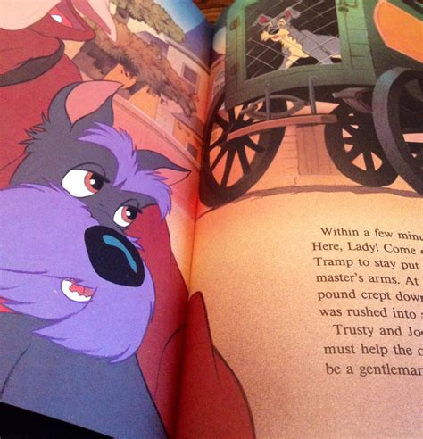 Walt Disney Lady And The Tramp Twin Books 1986 Classic Etsy