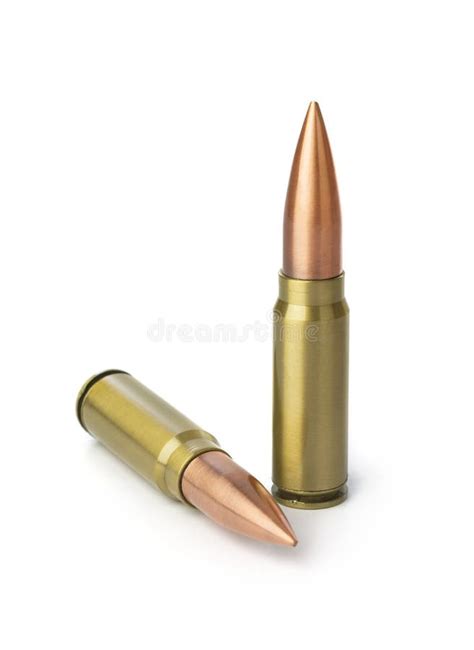 Two Bullets Stock Image Image Of Machine Patron Copper 133468891