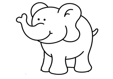 Ausmalbild Elefant