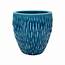 Carved Ceramic Planter Crackle Blue 12  Alsip Home & Nursery