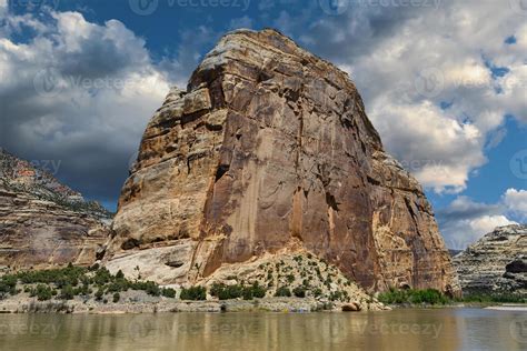 Steamboat Rock On The Green River In Dinosaur National Monument