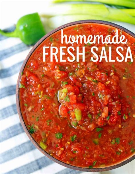 Homemade Restaurant Style Salsa Fresh Salsa Made With Fresh Tomatoes