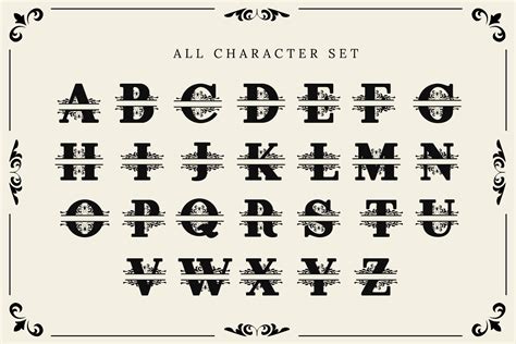 A writing practice chart to help you write out the letters and get used to the alphabet. Split Letters Alphabet Set 2