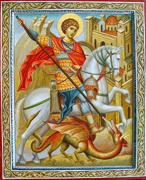 St George By Dimitrios Skourtelis Saint George And The Dragon