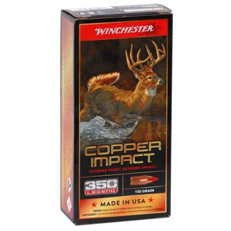 Winchester 350 Legend 150 Gr Xp Deer Season Copper Impact Lax Ammunition