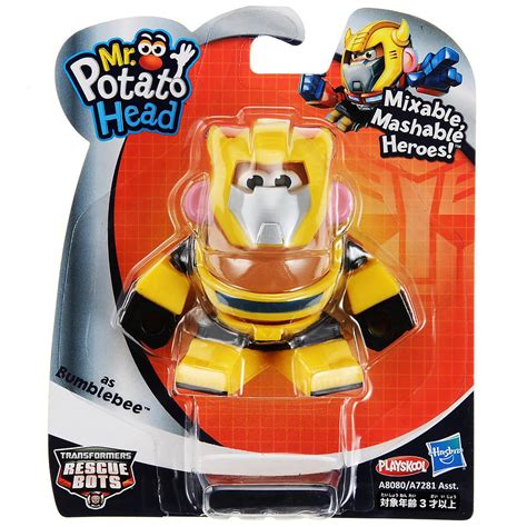 Mr Potato Head Transformers Mix Mash Bumblebee Grimlock Optimus Prime