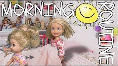 barbie chelsea s morning routine video dailymotion