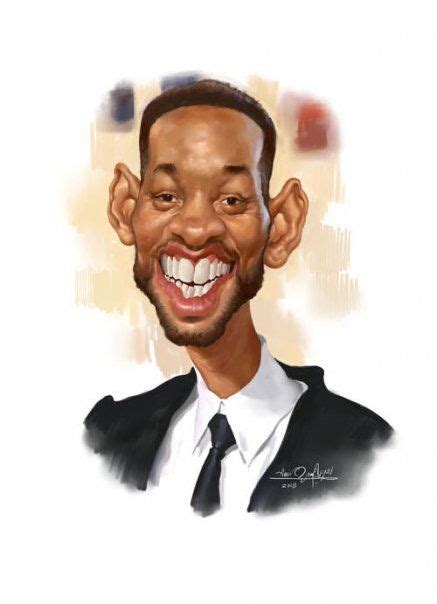 Caricaturas De Famosos Will Smith Por Amir Taqi Caricature Funny