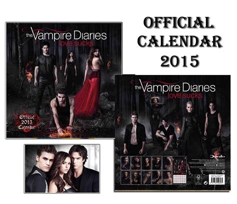 The Vampire Diaries Official Calendar 2015 The Vampire Diaries Fridge