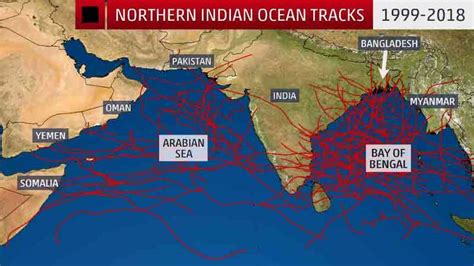 Tropical Cyclone Season Peaks Twice In The Northern Indian Ocean The