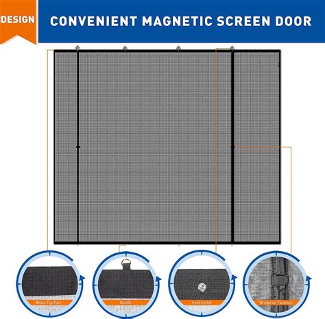 Buy Magzo Upgraded Magnetic Garage Door Screen 16 X 7 Ft Reinforced