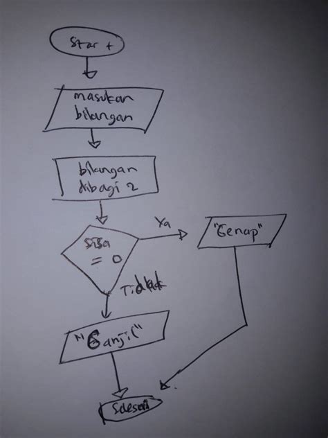 Flowchart Bilangan Ganjil Genap – Beinyu.com