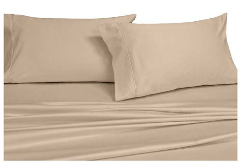 Solid Tan King Size Sheets 4pc Bed Sheet Set 100 Cotton 300 Thread