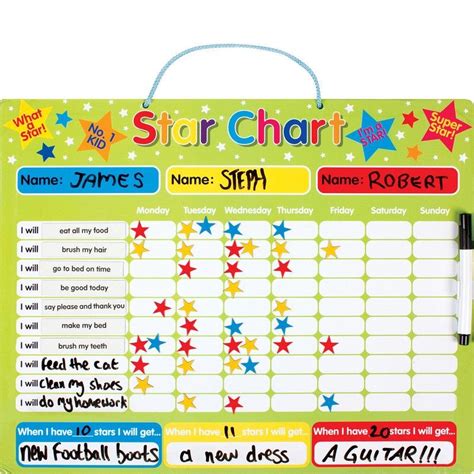 Reward Chart Reward Chart Kids Kids Rewards Star Chart For Kids
