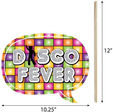 Buy 70s Disco Photo Booth Props Kit 20 Count Online At Low Prices
