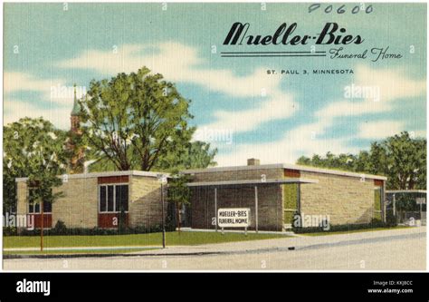 Mueller-Bies Funeral Home, St. Paul 3, Minnesota (90600 Stock Photo - Alamy