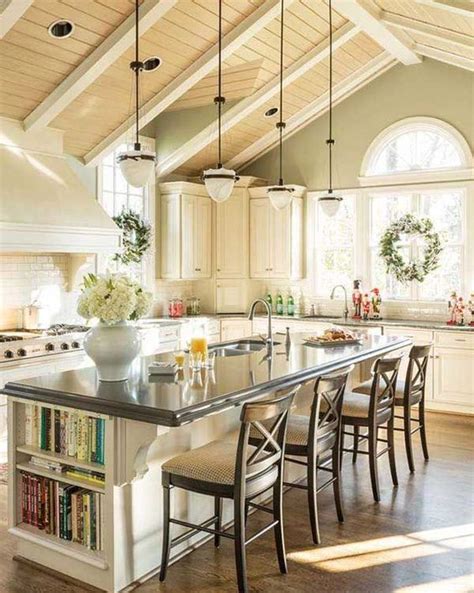 Kitchen Island Dining Table Decoration Examples