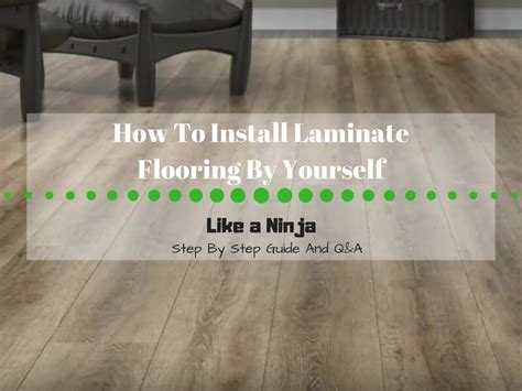How To Install Laminate Flooring For Beginners Dummies Guide