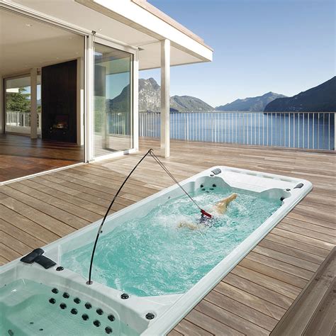 8m Longer Luxury Acrylic Whirlpool Endless Swimming Pool Massage Spa