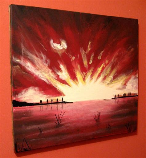 Landscape Painting Modern Original Wall Art Abstract Canvas Etsy