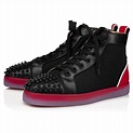 Christian Louboutin High Tops | Fun Lou Spikes Flat Black/Loubi - Mens ...