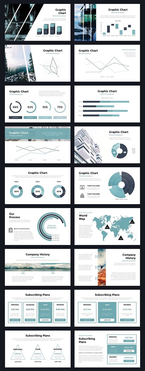 Portal Modern Powerpoint Template By Reshapely On Creativemarket Ppt
