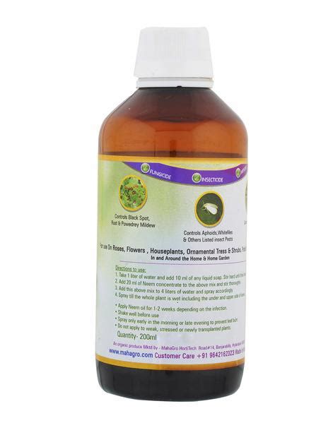 Maybe you would like to learn more about one of these? Organic Neem Oil- Acts as an Insecticide, fungicide ...