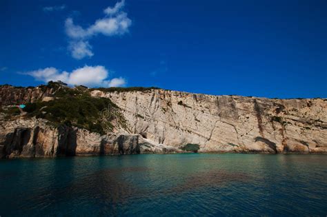 Blue Caves On Zakynthos Island Stock Image Image Of Objective Beauty