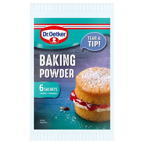 Dr Oetker Gluten Free Baking Powder Sachets 6 X 5g Zoom