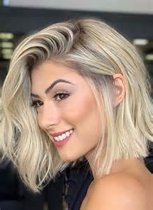 Wear it to brunch with your girls and get ready to receive a lot of compliments. Fantastic Lob Haircut Styles for Women with Blonde Shades ...