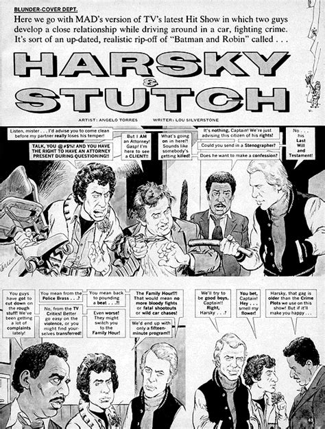 Mad Magazine S Starsky And Hutch Parody