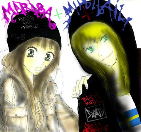 Marisa And Mikhail ← An Anime Speedpaint Drawing By Hope4 Queeky