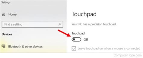 How To Disable Or Enable The Touchpad On A Laptop