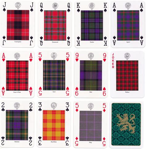 Clans And Tartans Of Scotland Cards Tartan Card Design