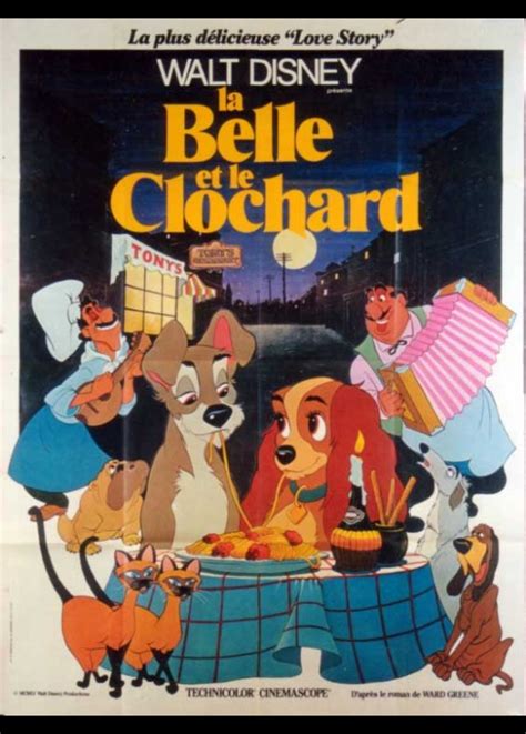 Poster Lady And The Tramp Clyde Geronimi Et Walt Disney Cinesud Movie