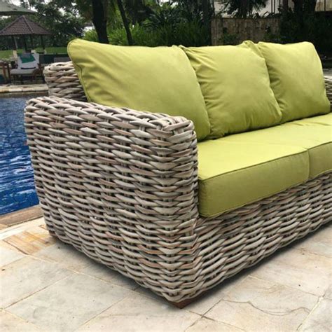 Rattan 3 Seater Garden Sofa Poole Outdoor Range Rattan And Teak