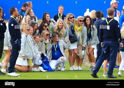 The Wives And Girlfriends Of Team Europe Celebrate On Day Three Of The